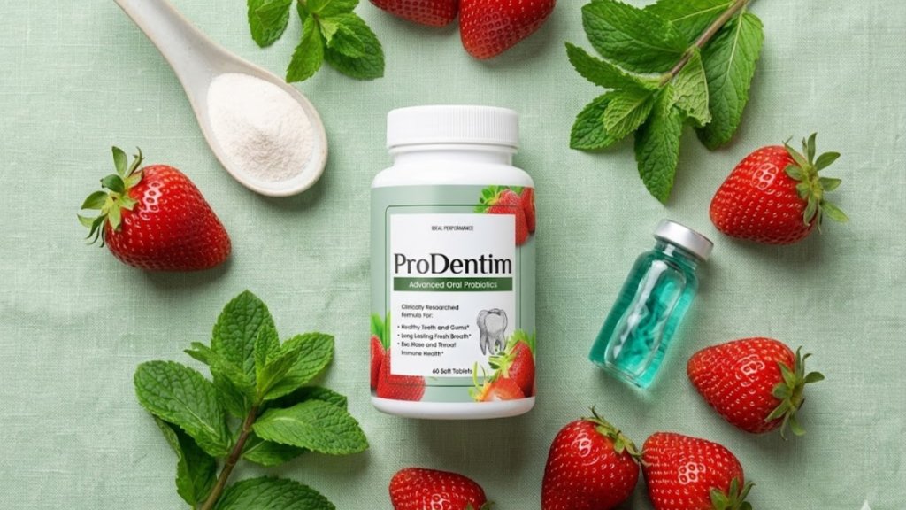 ProDentim natural ingredients including Lactobacillus strains and prebiotics