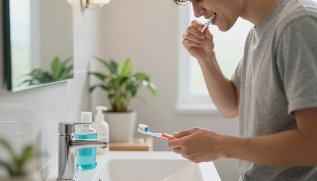 rinsing after eating for stronger teeth